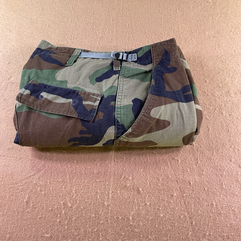US Army BDU Pants Mens Small Regular Woodland Camo Cargo ColdWeather Combat - Picture 7 of 7